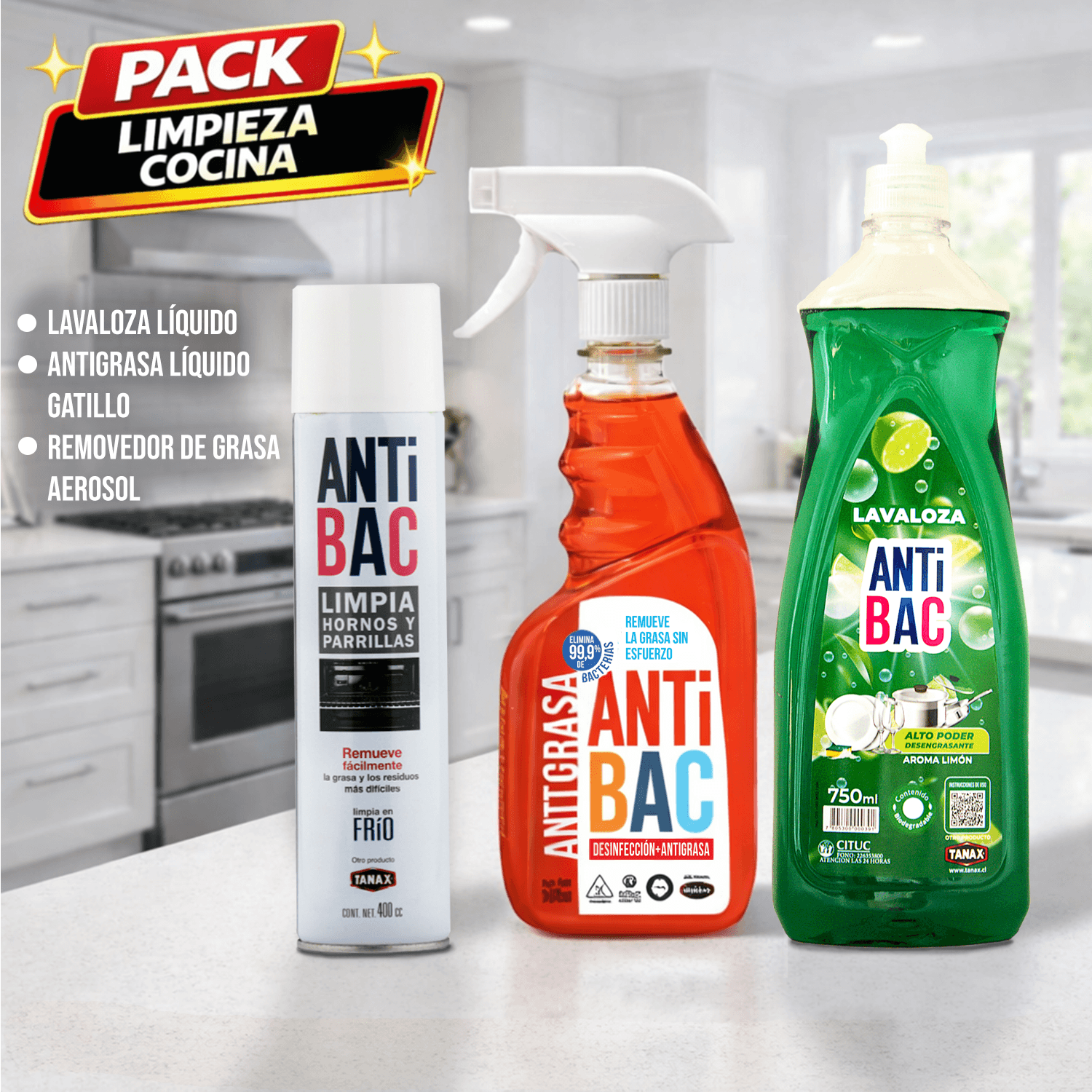 Pack Limpieza Cocina
